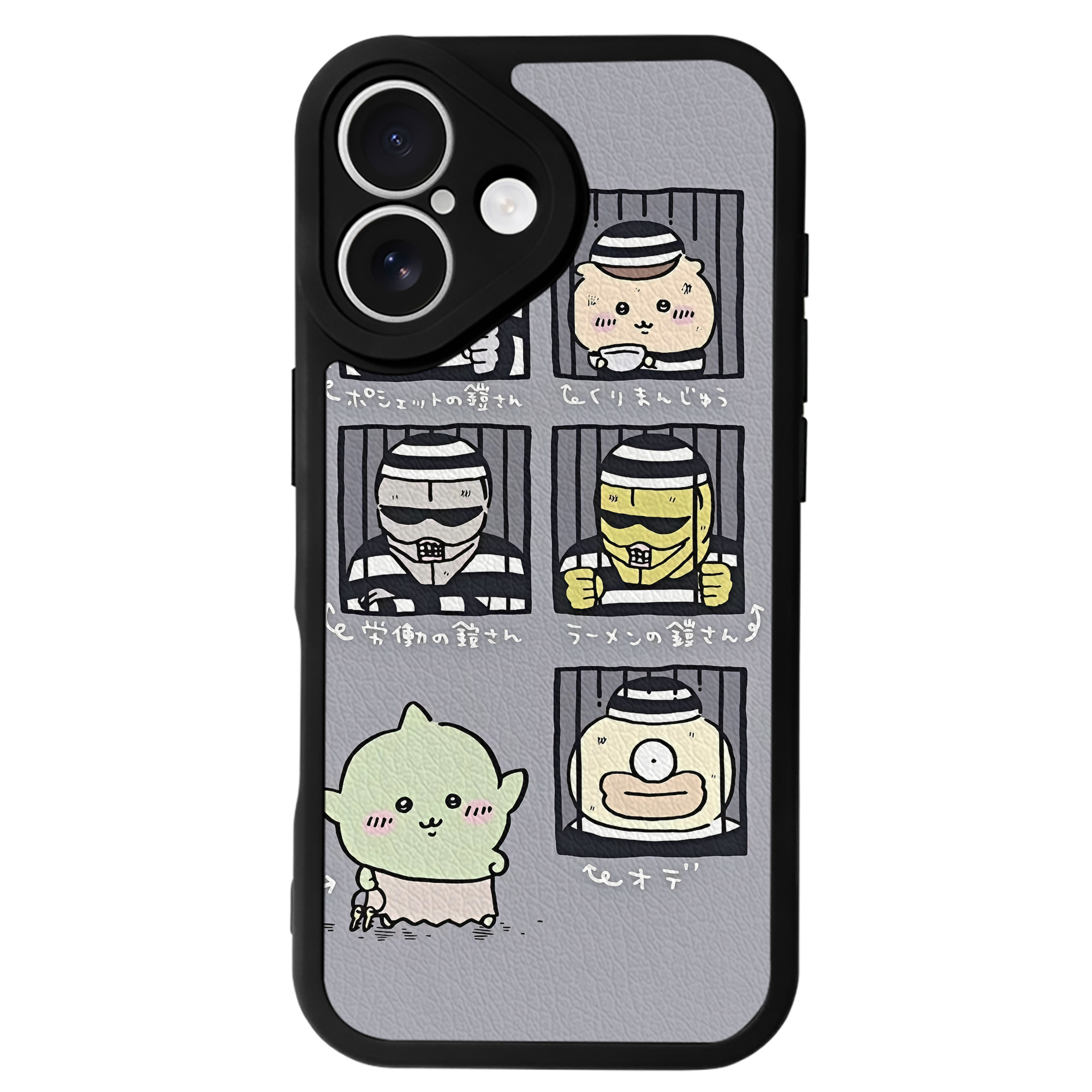 （画像用） ちいかわ Chii-kawa 【iPhone 16シリーズ対応】シリコンスマホケース（レザー調） 材質：シリコン